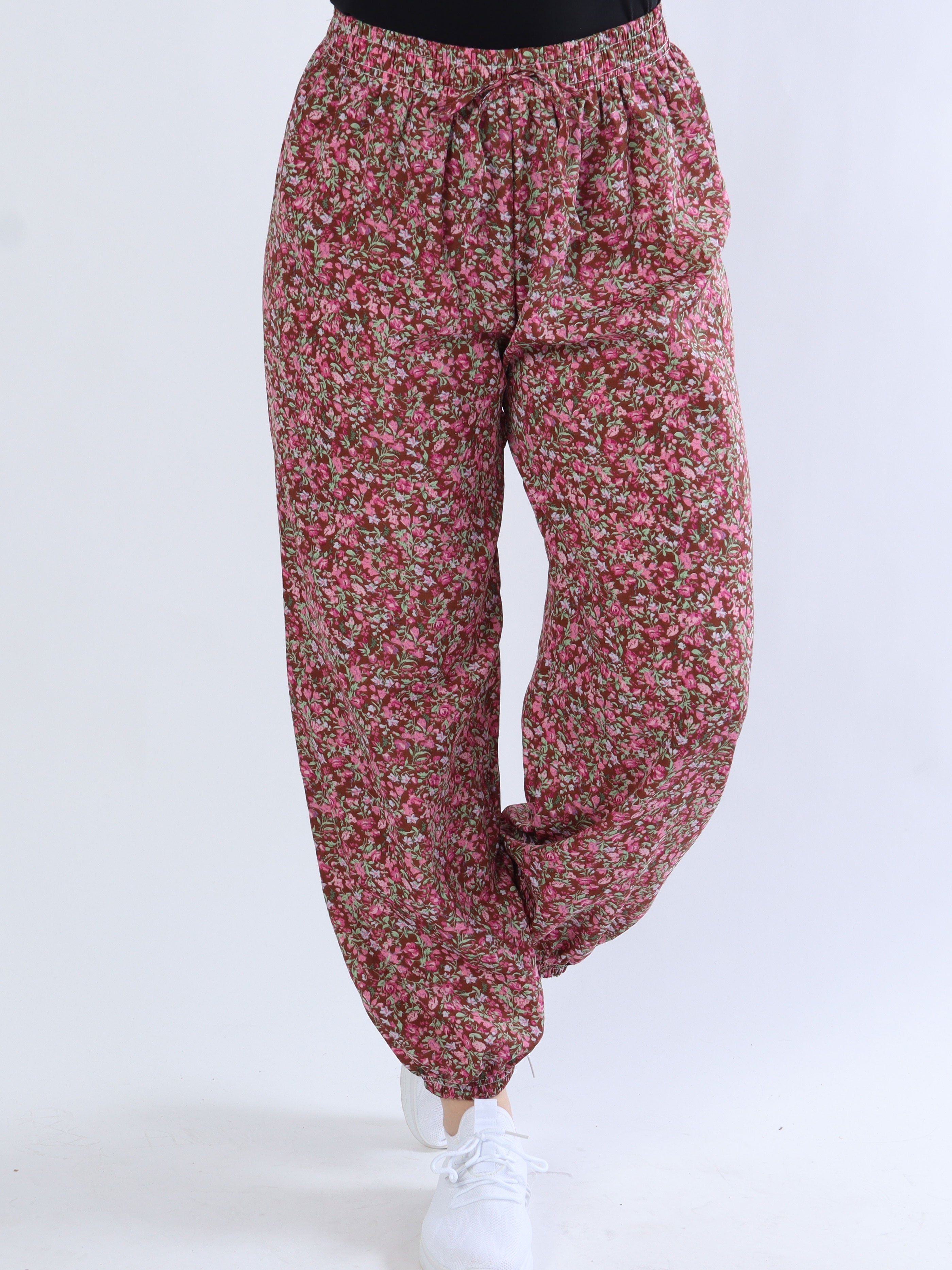 Larna - Bukser med småt blomsterprint